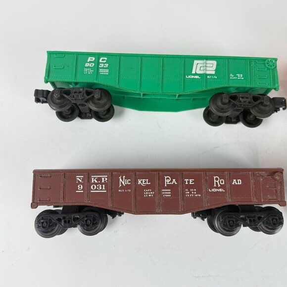 Lionel Vintage O Gauge 3 Coal Cars 9031, 9033,1002 & Caboose 6167 - Picture 2 of 10